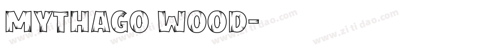 Mythago Wood字体转换
